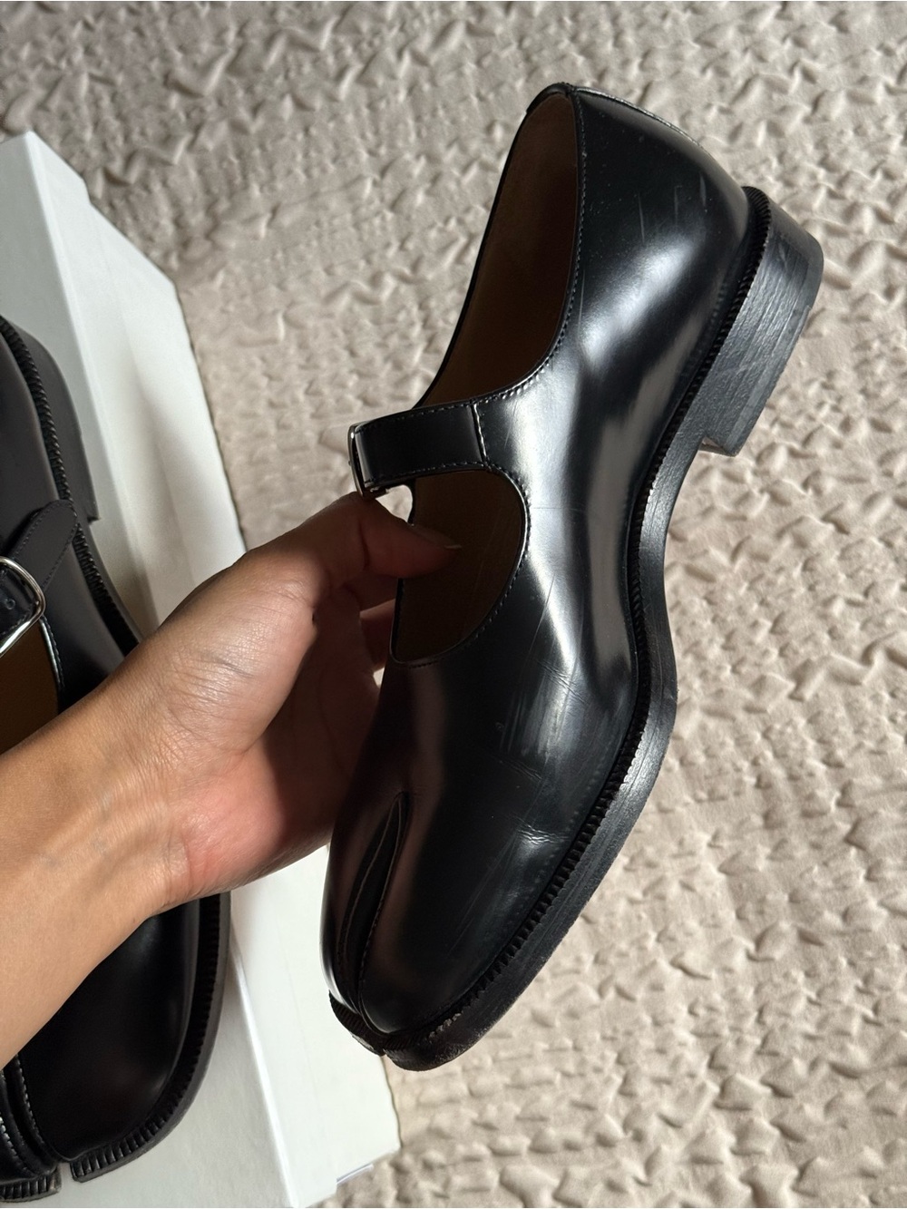Maison Martin Margiela Black Tabi Mary Jane Flats - Picture 5 of 9